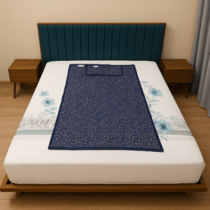 OMSAN CARE ® BIO Magnetic Mattress Field Sleeping Therapy Topper/Pad Blue (4x6 feet) with 1 Pillow Pad/Sleep Better Naturally