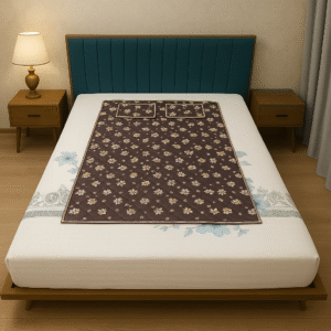 OMSAN CARE ® BIO Magnetic Mattress Field Sleeping Therapy Topper/Pad Brown (5x6 feet) with 2 Pillow Pad/Sleep Better Naturally